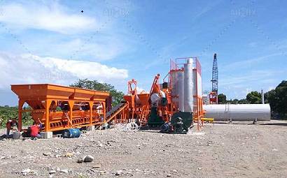 Types of units included in asphalt mixing machine